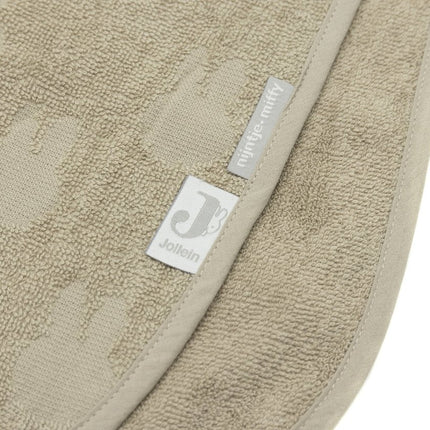 Badponcho Badstof Miffy Jacquard - Olive Green - Babywinkel - 8717329378773