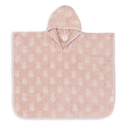 Badponcho Badstof Miffy Jacquard - Wild Rose - Babywinkel - 8717329378797