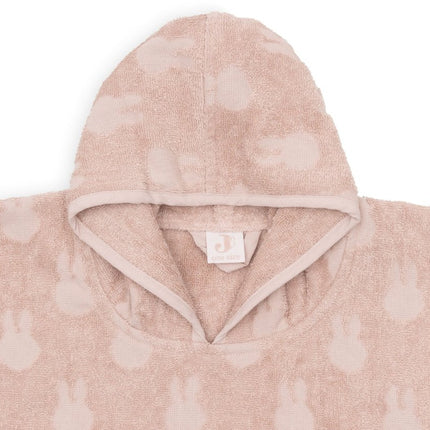 Badponcho Badstof Miffy Jacquard - Wild Rose - Babywinkel - 8717329378797
