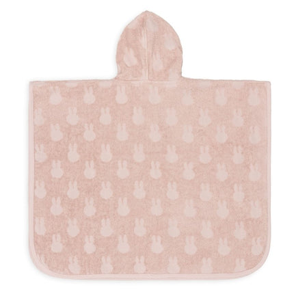Badponcho Badstof Miffy Jacquard - Wild Rose - Babywinkel - 8717329378797