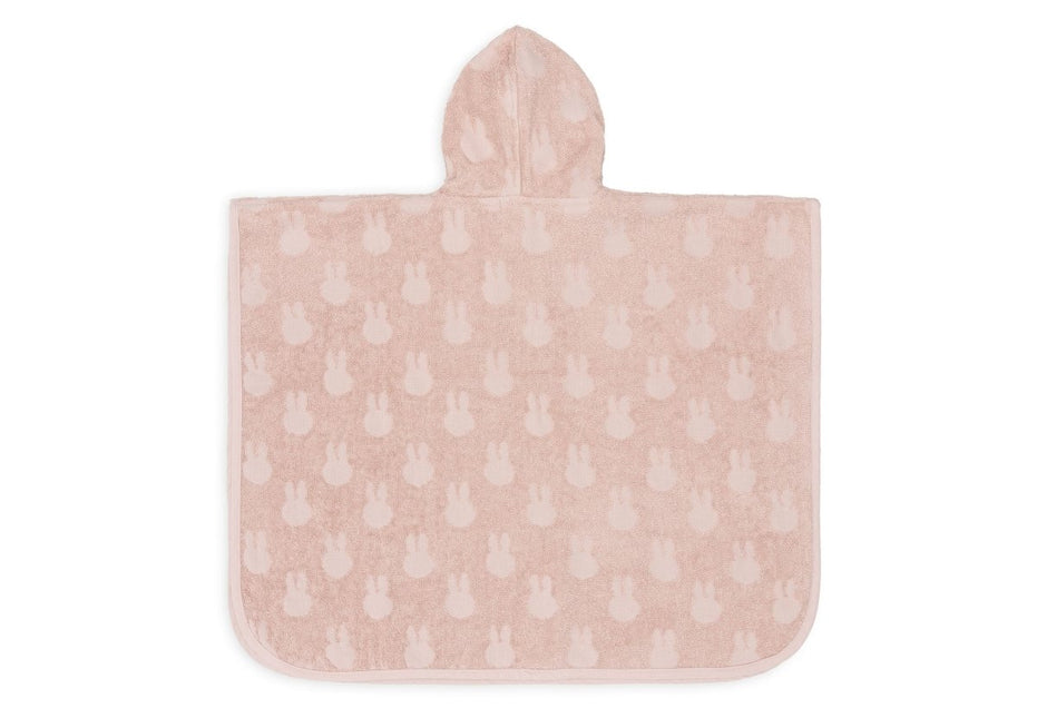 Badponcho Badstof Miffy Jacquard - Wild Rose - Babywinkel - 8717329378797
