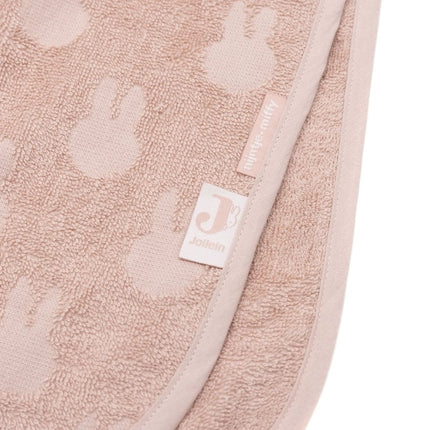 Badponcho Badstof Miffy Jacquard - Wild Rose - Babywinkel - 8717329378797