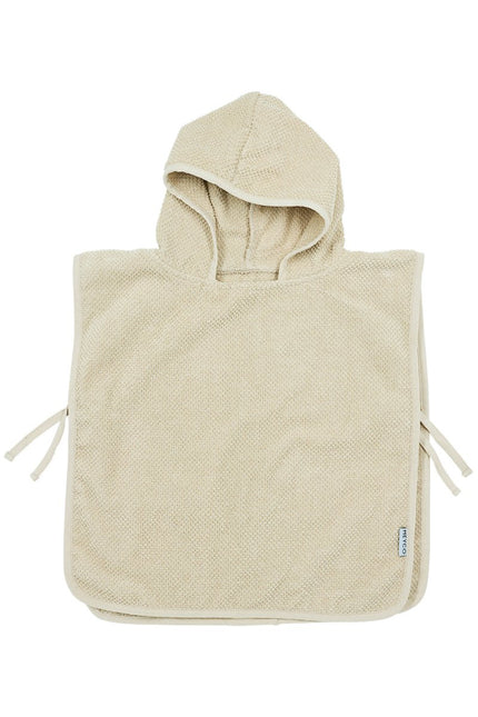 Meyco Badponcho Popcorn Soft Sand 1 - 3 Jaar koop je bij Babywinkel