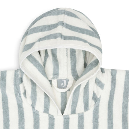 Badponcho Stripe Terry - Sea Green - GOTS - Babywinkel - 8717329393769