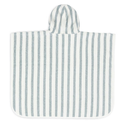 Badponcho Stripe Terry - Sea Green - GOTS - Babywinkel - 8717329393769