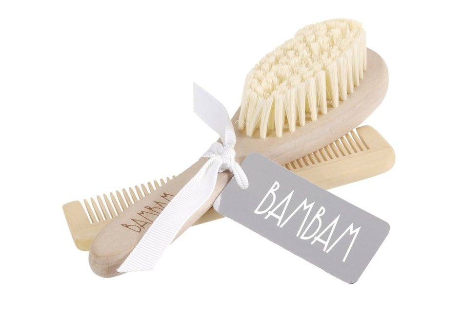 BamBam Borstel en Kam Hout koop je bij Babywinkel