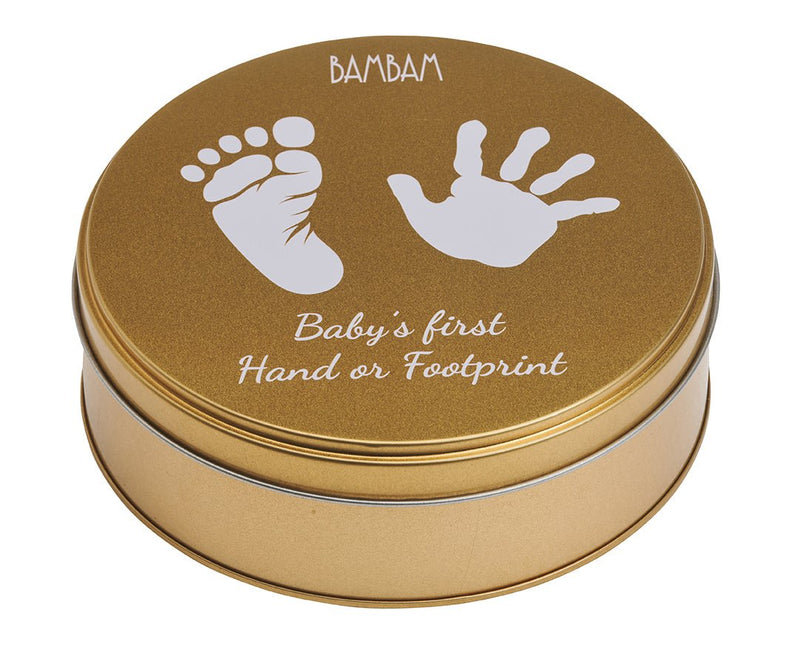 BamBam hand - en voetafdrukset Gold koop je bij Babywinkel