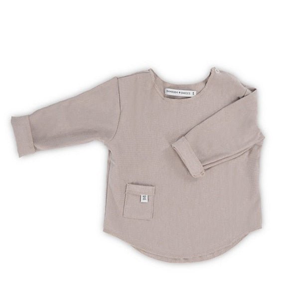 Bamboom Baby Shirt Lange Mouw Sand koop je bij Babywinkel