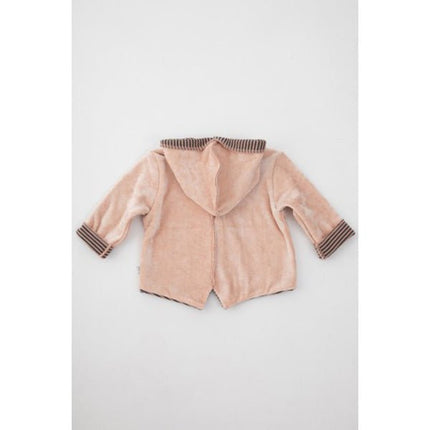 Bamboom Baby Vestje Met Capuchon Velvet Roze - Bamboom - Babywinkel - 8053306053128