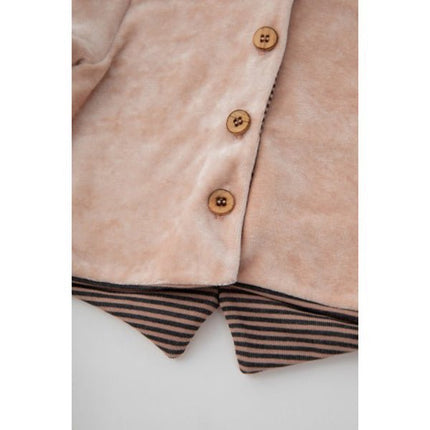 Bamboom Baby Vestje Met Capuchon Velvet Roze - Bamboom - Babywinkel - 8053306053128