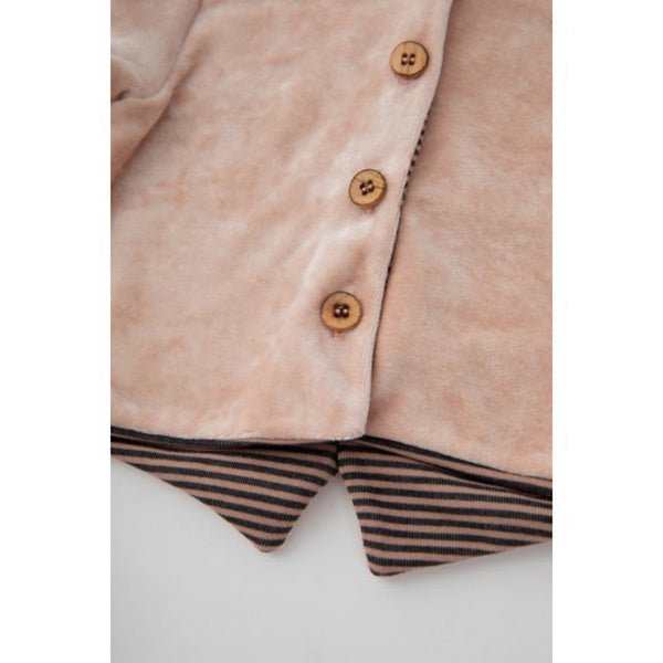 Bamboom Baby Vestje Met Capuchon Velvet Roze - Bamboom - Babywinkel - 8053306053128