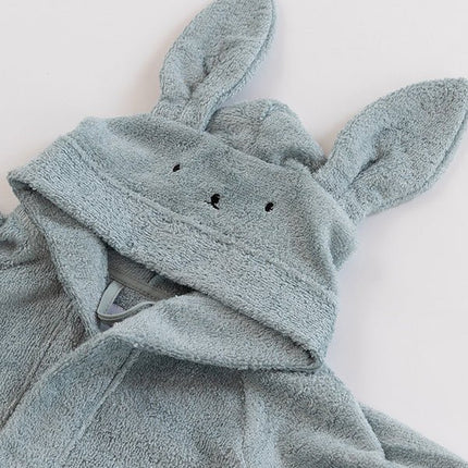 Bamboom Badjas Baby Badstof 0 - 2 J Ice Blue - Bamboom - Babywinkel - 8053306058079
