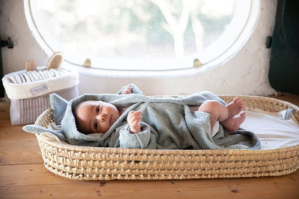 Bamboom Badjas Baby Badstof 0 - 2 J Ice Blue - Bamboom - Babywinkel - 8053306058079