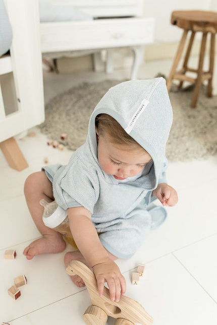 Bamboom Badponcho Grijs 0 - 2jr koop je bij Babywinkel