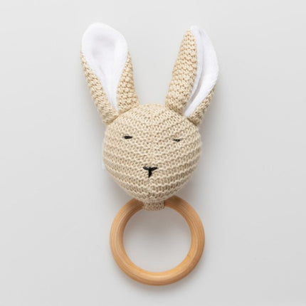 Bamboom Bijtring Hout Haasje Zacht Geel - Bamboom - Babywinkel - 8053306051414