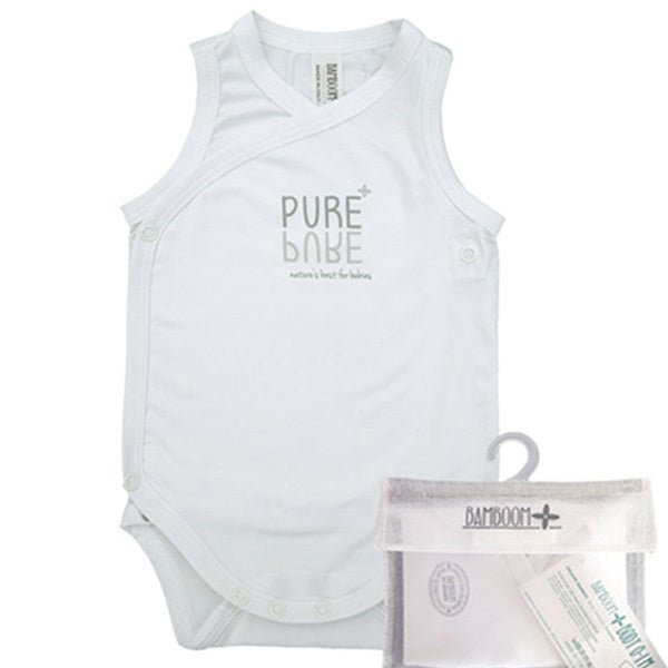 Bamboom Romper Overslag Wit - Bamboom - Babywinkel - 8056732331341