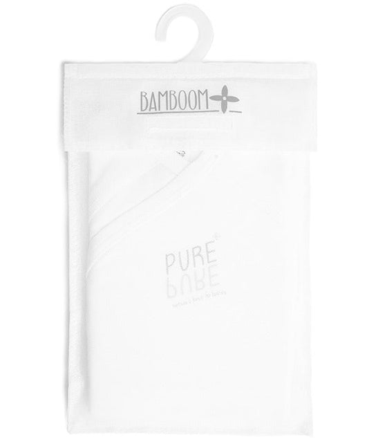 Bamboom Romper Schoudersluiting Wit 6+ mnd koop je bij Babywinkel
