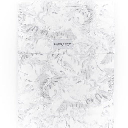 Bamboom Wieglaken Swans Met Sloop 75x100cm - Bamboom - Babywinkel - 8058480318377