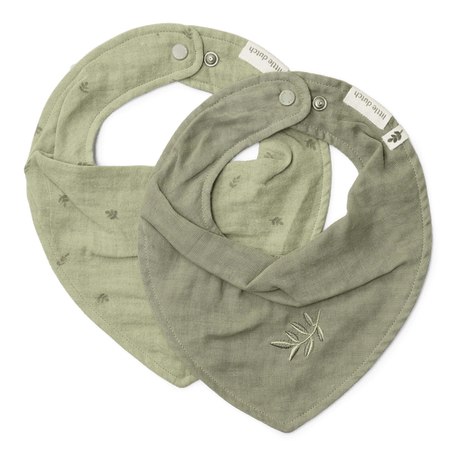 Little Dutch Slabbetje Bandana Pure Sage 2St koop je bij Babywinkel