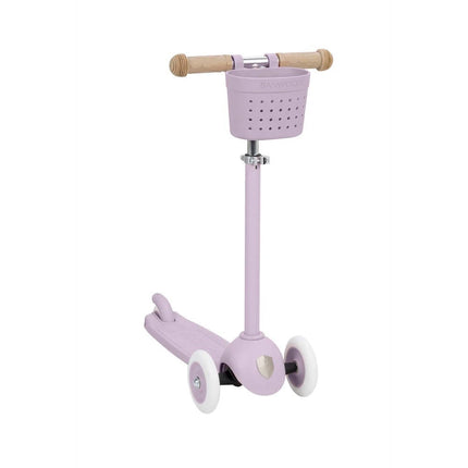 Banwood Kinderstep Eco Lavender met Mandje koop je bij Babywinkel