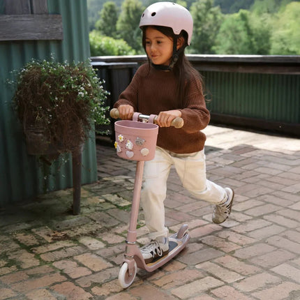 Banwood Kinderstep- en Fietsmandje Pin & Ride Dusty Rose koop je bij Babywinkel
