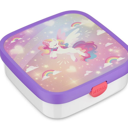 Bento lunchbox Campus groot - Unicorn Glow - Babywinkel - 8720294058816