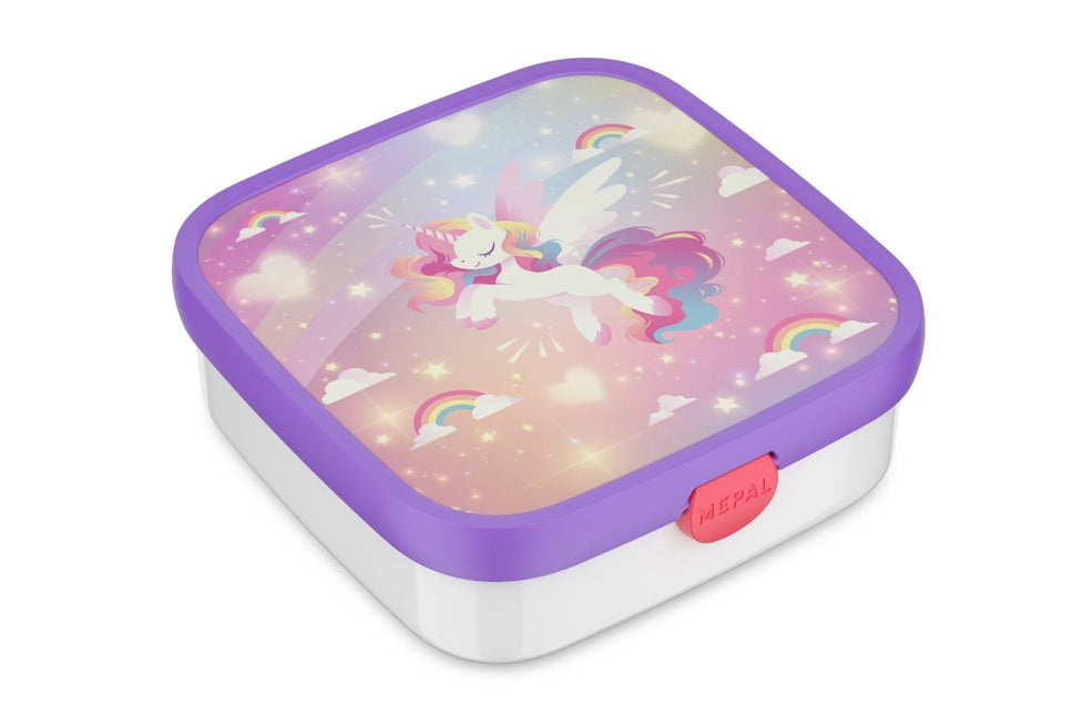Bento lunchbox Campus groot - Unicorn Glow - Babywinkel - 8720294058816