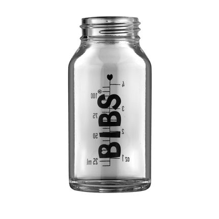 BIBS Babyfles Glas 110ml Baby Blue - BIBS - Babywinkel - 5713795238651