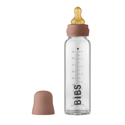 BIBS Babyfles Glas 225ml Woodchuck - BIBS - Babywinkel - 5713795238712