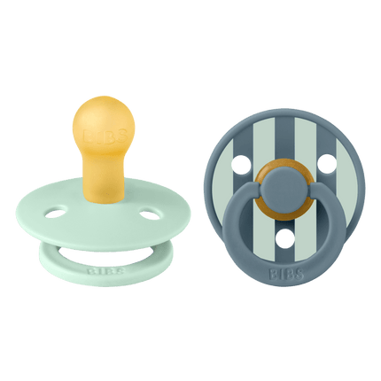 BIBS BIBS Studio Colour Block 2 pack Nordic mint / Petrol 2 - Babywinkel - 5713795267507