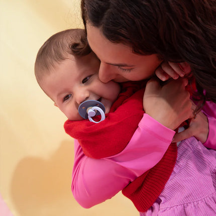 <tc>BIBS</tc> Tettarella Ciuccio Studio Fusion 2 pack Tettarella blu/benzina misura 2