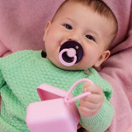 <tc>BIBS</tc> Tettarella Ciuccio Studio Fusion 2 confezioni Tettarella lilla scuro/Plum misura 2