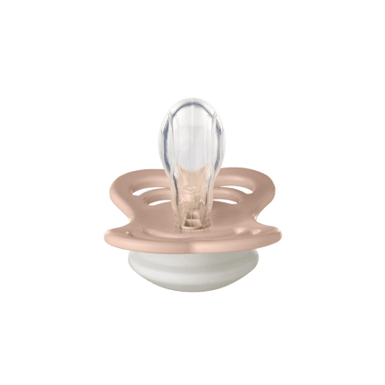 BIBS Speen Maat 1 Blush Night/Vanilla Night Supreme Silicone 2st - BIBS - Babywinkel - 5713795222377