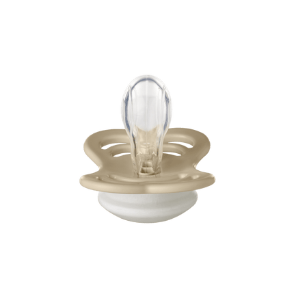 BIBS Speen Maat 1 Blush Night/Vanilla Night Supreme Silicone 2st - BIBS - Babywinkel - 5713795222377