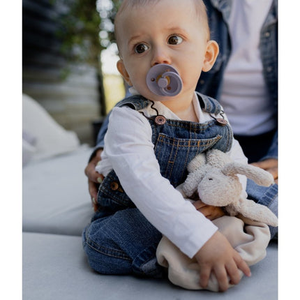 BIBS Speen Maat 1 Latex Fossil Grey - BIBS - Babywinkel - 5713795237098