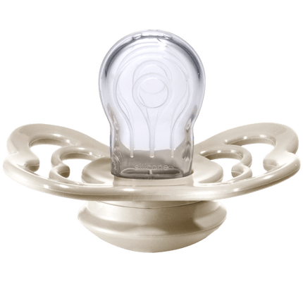 BIBS Speen Maat 1 Vanilla Supreme Silicone - BIBS - Babywinkel - 5713795213238