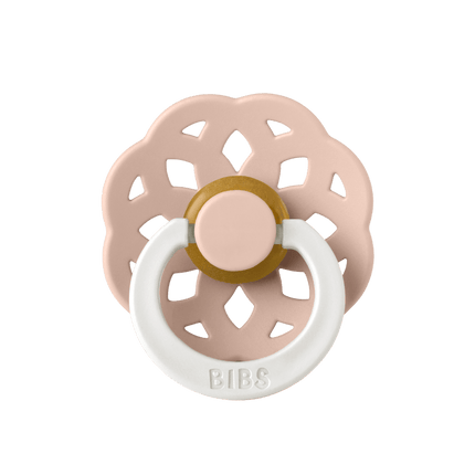 BIBS Speen Maat 2 Latex Boheme Blush GLOW - BIBS - Babywinkel - 5713795232260