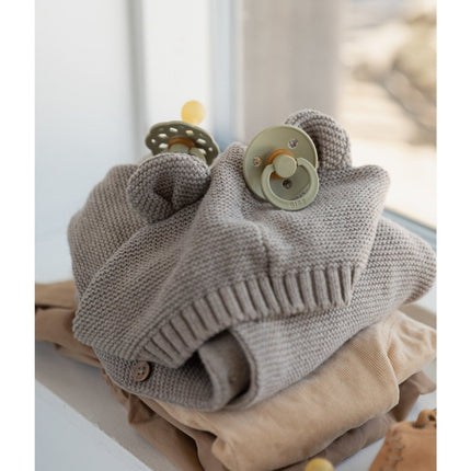 BIBS Speen Maat 2 Latex Boheme Khaki - BIBS - Babywinkel - 5713795237302