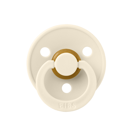 BIBS Speen Maat 2 Latex Dark Oak/Ivory 2st - BIBS - Babywinkel - 5713795203536
