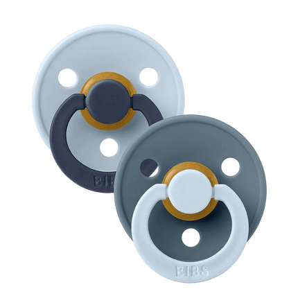 BIBS Spenen Pacifier Studio Fusion 2 pack Baby blue/petrol Speenmaat 2 koop je bij Babywinkel