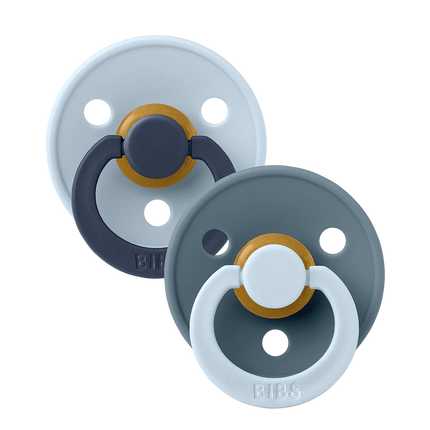 <tc>BIBS</tc> Tettarella Ciuccio Studio Fusion 2 pack Tettarella blu/benzina misura 2