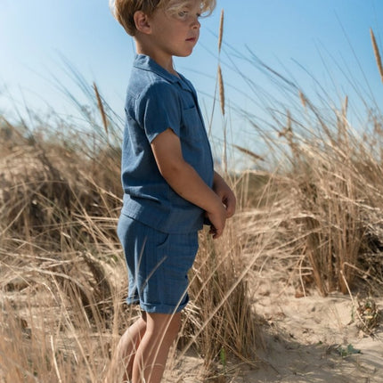 Blouse korte mouw Indigo koop je bij Babywinkel