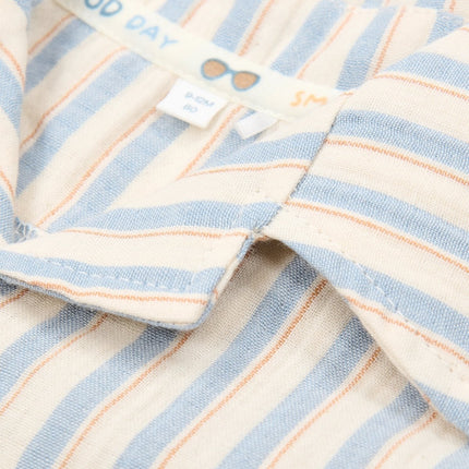 Blouse korte mouw Multi Stripe koop je bij Babywinkel