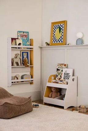 Book display grey mustard STAR - Babywinkel - 7340028735953