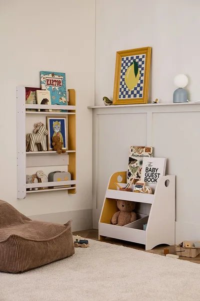 Book display grey mustard STAR - Babywinkel - 7340028735953