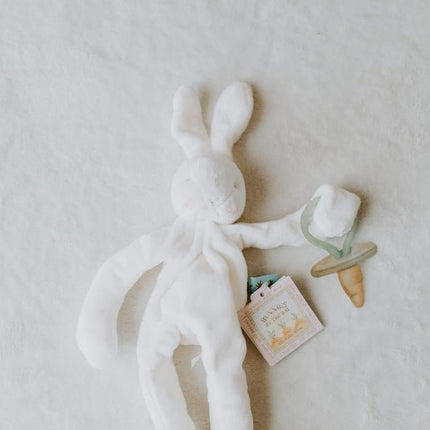 Bunnies By The Bay Knuffeldoekje Konijn Wit 25cm - Bunnies By The Bay - Babywinkel - 811357009727
