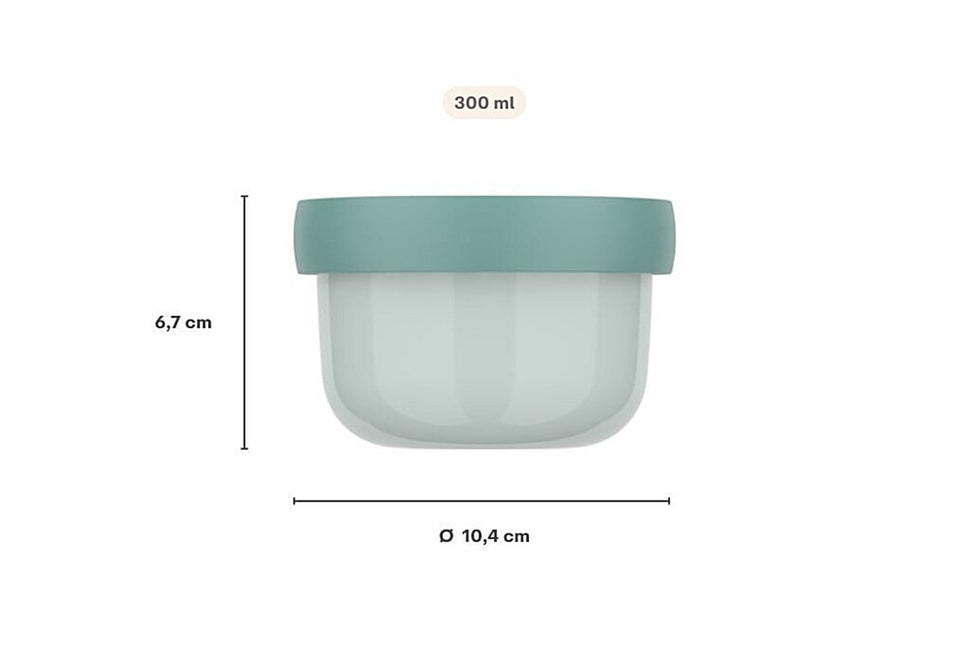 Campus fruitbox 300 ml met vorkje - Dino - Babywinkel - 8720294032205