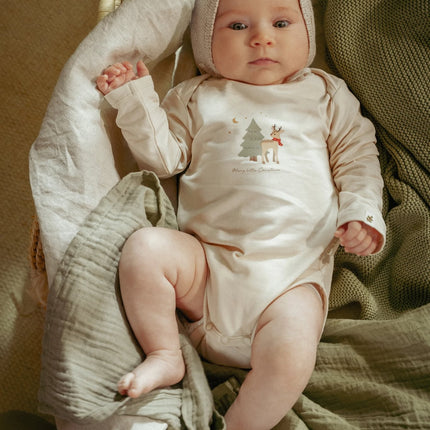 Body a maniche lunghe 2 pezzi Piccolo Natale