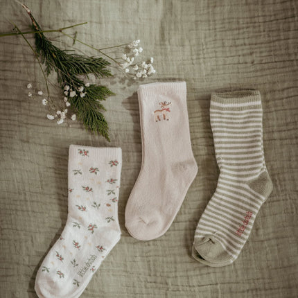 Confezione da 3 calzini Little Christmas