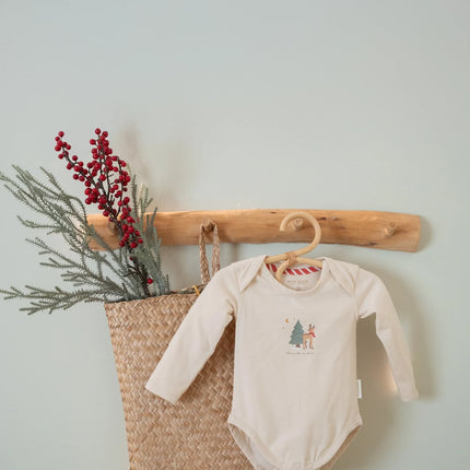 Body a maniche lunghe 2 pezzi Piccolo Natale